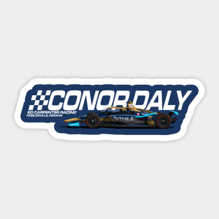 Conor Daly 2022 (white) Sticker